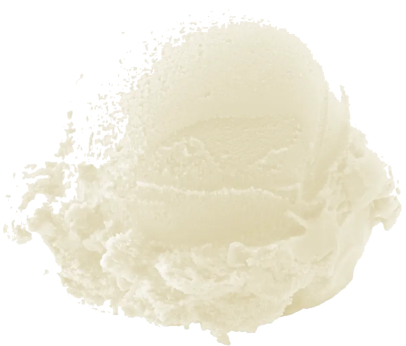 Soursop sherbet scoop
