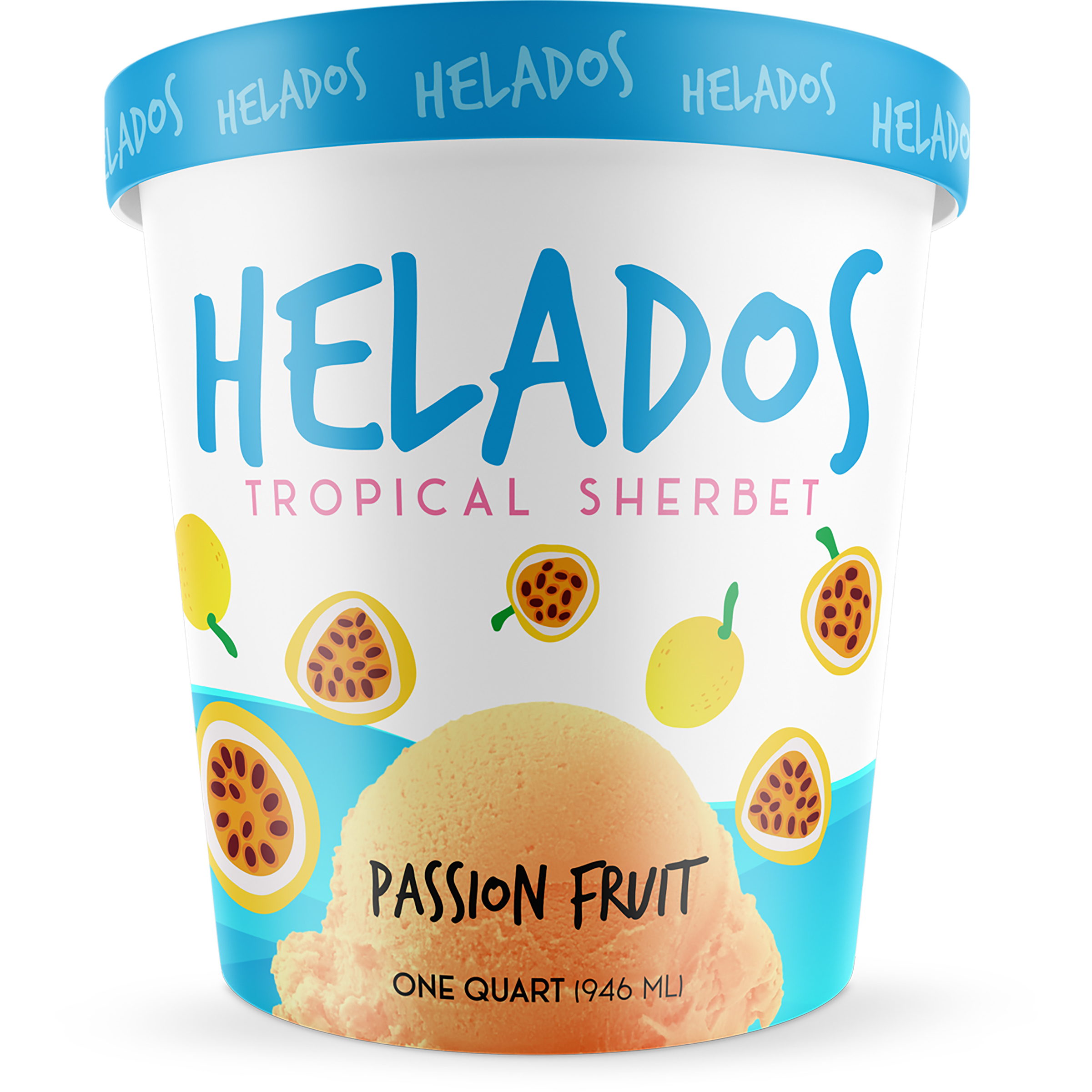 Helados Passion Fruit quart